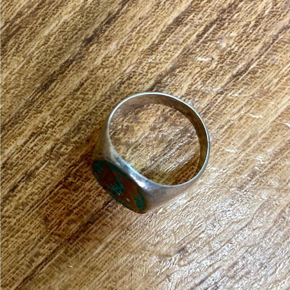 UNMARKED VINTAGE SILVER UNISEX RING - Picture 3 of 6